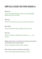 Irrsp Fully Solved Test Paper Graded A&plus;