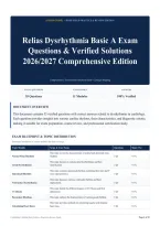 Relias Dysrhythmia Basic A Exam Questions & Verified Solutions 2026&sol;2027 Comprehensive Edition