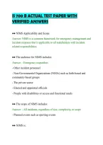 Is 700 B Actual Test Paper With&NewLine;Verified Answers