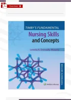 Timby's Fundamental Nursing Skills and Concepts 13th Edition Test Bank &vert; Donnelly-Moreno &vert; Complete Chapters 1-38 &vert; Questions&comma; Answers & Rationales