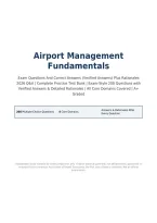 Airport Management&NewLine;Fundamentals&NewLine;Exam Questions And Correct Answers &lpar;Verified Answers&rpar; Plus Rationales&NewLine;2026 Q&A &vert; Complete Practice Test Bank &vert; Exam-Style 200 Questions with&NewLine;Verified Answers & Detailed Rationales &vert; All Core Domains Covered &vert; A&plus;&NewLine;Graded
