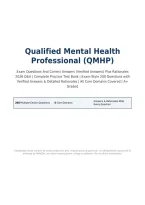 Qualified Mental Health&NewLine;Professional &lpar;QMHP&rpar;&NewLine;Exam Questions And Correct Answers &lpar;Verified Answers&rpar; Plus Rationales&NewLine;2026 Q&A &vert; Complete Practice Test Bank &vert; Exam-Style 200 Questions with&NewLine;Verified Answers & Detailed Rationales &vert; All Core Domains Covered 