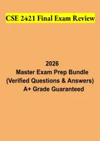 CSE 2421 Final Exam Review &ndash; Computer Science Study Guide&comma; Practice Questions and Exam Preparation