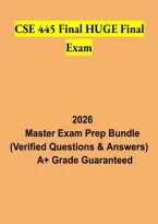 CSE 445 Huge Final Exam Study Guide &ndash; Comprehensive Review&comma; Practice Questions and Exam Preparation