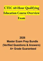 CTEC 60-Hour Qualifying Education Course Overview Exam &ndash; California Tax Preparer Certification Study Guide