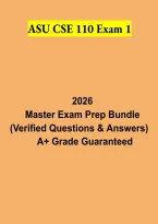 ASU CSE 110 Exam 1 Study Guide &ndash; Programming Fundamentals&comma; Practice Questions and Computer Science Exam Prep
