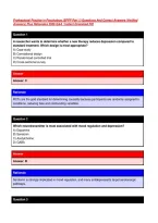 &colon; Professional Practice in Psychology &lpar;EPPP Part 1&rpar; 2026 &vert; Practice Questions & Correct Answers with Rationales &vert; Exam Prep&NewLine;