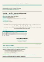NR 511 Week 2 Mastery Exam 2026&sol;2027 &vert; 100 Verified Questions & Answers &vert; Chamberlain FNP Differential Diagnosis Prep &vert; Instant Download