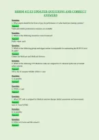 Hihim 415 E3 Updated Questions And Correct&NewLine;Answers