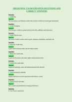 Orgb Final Exam Updated Questions And&NewLine;Correct Answers