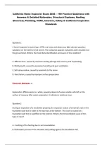 California Home Inspector Exam 2026 &ndash; Practice Questions & Answers