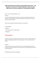 AWS Certified Cloud Practitioner CLF-C02 &ndash; Practice Questions & Answers