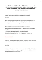 CompTIA A&plus; Core 1 & Core 2 Exam 2026 &ndash; Practice Questions & Answers