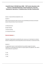 CompTIA Cloud&plus; CV0-004 Exam 2026 &ndash; Practice Questions & Answers