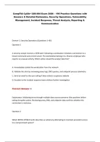 CompTIA CySA&plus; CS0-004 Exam 2026 &ndash; Practice Questions & Answers