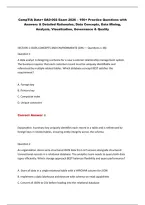 CompTIA Data&plus; DA0-002 Exam 2026 &ndash; Practice Questions & Answers
