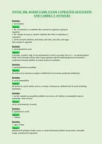 Envsc Dr&period; Wood Uark Exam 1 Updated Questions&NewLine;And Correct Answers