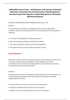 CISM Certification Exam 2026 &ndash; Practice Questions & Answers