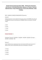 Florida General Contractor Exam 2026 &ndash; Practice Questions & Answers