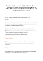 Florida Plumbing Contractor Exam 2026 &ndash; Practice Questions & Answers