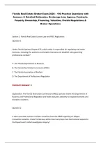 Florida Real Estate Broker Exam 2026 &ndash; Practice Questions & Answers