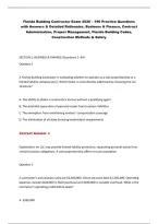 Florida Building Contractor Exam 2026 &ndash; Practice Questions & Answers