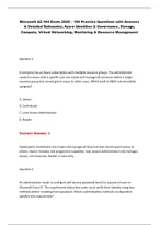 Microsoft AZ-104 Exam 2026 &ndash; Azure Administrator Practice Questions & Answers