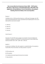 New Jersey Electrical Contractor Exam 2026 &ndash; Practice Questions & Answers