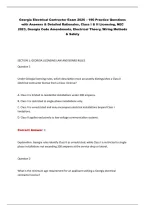 Georgia Electrical Contractor Exam 2026 &ndash; Practice Questions & Answers