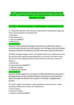 BIO 171 Module 6 Review Exam Microbial Genetics & Biotechnology Actual Exam 2026&sol;2027 &ndash; Complete 35 Questions with Detailed Rationales &vert; 100&percnt; Verified &vert; Pass Guaranteed &ndash; A&plus; Graded