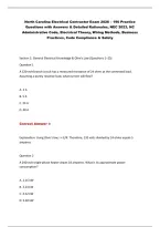 North Carolina Electrical Contractor Exam 2026 &ndash; Practice Questions & Answers