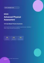 NR509 Advanced Physical Assessment Clinical Cases &ndash; 150 Practice Questions with Rationales&NewLine;