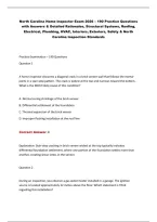 North Carolina Home Inspector Exam 2026 &ndash; Practice Questions & Answers
