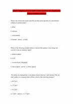 ARRT Registry Exam Review Latest UPDATE 100 CORRECT ANSWERS