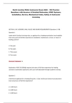 North Carolina HVAC Contractor Exam 2026 &ndash; Practice Questions & Answers