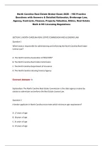 North Carolina Real Estate Broker Exam 2026 &ndash; Practice Questions & Answers