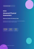 NR509 Advanced Physical Assessment Final Review Study Guide