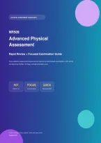 NR509 Physical Assessment Checklists & Rapid Final Review