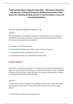 South Carolina Home Inspector Exam 2026 &ndash; Practice Questions & Answers