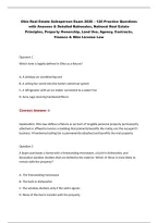 Ohio Real Estate Salesperson Exam 2026 &ndash; Practice Questions & Answers