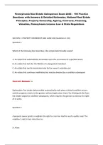 Pennsylvania Real Estate Salesperson Exam 2026 &ndash; Practice Questions & Answers