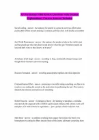 AP Psych FRQ Review questions well answered already passed Complete Questions and Verified Answers