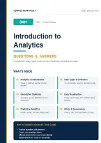 WGU D491 Introduction To Analytics 2026 &sol; 2027 Updated Exam&comma; Questions & Answers &lpar;Verified Answers&rpar;&comma; 100&percnt; Guaranteed Pass &vert;&vert; Complete A&plus; Guide