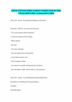 HSCO 500 Quiz 3 Week 6 Liberty University Online Academy Latest Complete Guide Latest UPDATE 100 CORRECT ANSWERS