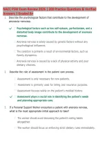 NACC PSW Exam Review 2026&sol;2027 &vert; 150&plus; Practice Questions & Verified Answers &vert; Graded A&plus; &vert; Personal Support Worker Final Theory Exam Prep &vert; Personal Care&comma; Dementia Care & Safety