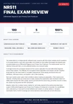 NR 511 Differential Diagnosis and Primary Care Practicum Final Exam Review 2026&sol;2027 &ndash; Questions and Answers &vert; 100&percnt; Verified &vert; Detailed Rationales &ndash; Pass Guaranteed &ndash; A&plus; Graded