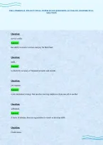 Fbla Personal Finance Final Paper Exam Questions Accurate Answers Full