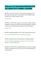 Isye 6644 Asy Oan Exam Preparation&NewLine;Test Bank With Correct Answers&NewLine;