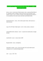 NSG 121 Exam 1 questions with answers 20262027 100 Correct Answers Verified A Graded