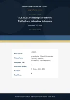 AGE2601 Assignment 5 Due 28 October 2026